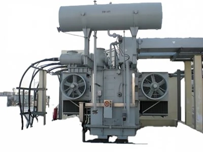 66kV lwil oliv-immergé twa-faz doub-mawonnen sou-chaj transfòmatè pouvwa reglemante vòltaj